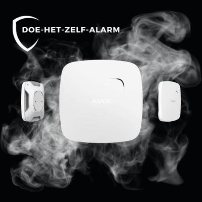 Ajax StarterKit Fire-kits-Wit-Doe-het-zelf-alarm